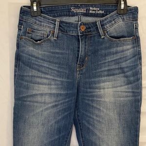 Signature by Levis Strauss Modern slim cuffed jeans